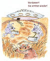 Cartoon: Sie ernten wieder... (small) by Bobcz tagged außerirdische