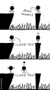 Cartoon: I love you (small) by heyokyay tagged love,inlove,iloveyou,comic,sweet,cute,heyokyay