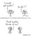 Cartoon: Math (small) by heyokyay tagged math,school,mathematics,comic,funny,heyokyay