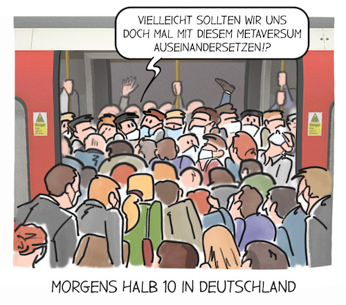 Cartoon: Bahnfahren (medium) by Cloud Science tagged bahnfahren,zugfahren,bahnverkehr,metaverse,metaversum,auslastung,deutsche,bahn,db,verkehrschaos,gedrängel,überfüllung,verspätung,euroticket,zug,züge,vr,technik,maskenpflicht,verkehrswende,mobilität,reisen,bahnfahren,zugfahren,bahnverkehr,metaverse,metaversum,auslastung,deutsche,bahn,db,verkehrschaos,gedrängel,überfüllung,verspätung,euroticket,zug,züge,vr,technik,maskenpflicht,verkehrswende,mobilität,reisen