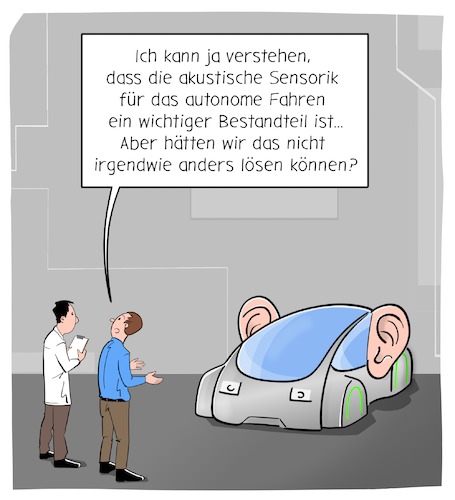 Cartoon: das hörende Auto (medium) by Cloud Science tagged auto,autonomes,fahren,selbstfahrendes,akustische,sensoren,sensorik,tech,technik,it,digital,digitalisierung,technologie,vernetzung,verkehr,strassenverkehr,lidar,ohren,hören,lauschen,sinne,sicherheit,car,robotik,zukunft,innovation,fraunhofer,institut,mobil,mobilität,segelohren,auto,autonomes,fahren,selbstfahrendes,akustische,sensoren,sensorik,tech,technik,it,digital,digitalisierung,technologie,vernetzung,verkehr,strassenverkehr,lidar,ohren,hören,lauschen,sinne,sicherheit,car,robotik,zukunft,innovation,fraunhofer,institut,mobil,mobilität,segelohren