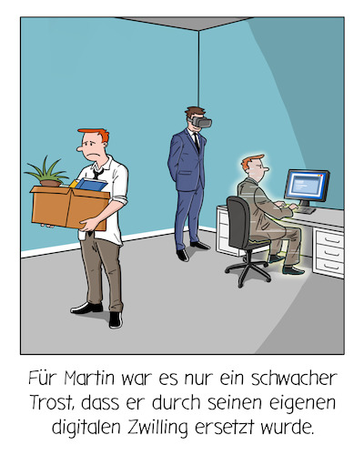 Cartoon: Digitaler Zwilling (medium) by Cloud Science tagged digitaler,zwilling,digitalisierung,digitale,transformation,arbeit,arbeitsplatz,rpa,ki,business,innovation,new,work,tech,technologie,digital,digitaler,zwilling,digitalisierung,digitale,transformation,arbeit,arbeitsplatz,rpa,ki,business,innovation,new,work,tech,technologie,digital