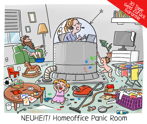 Cartoon: Homeoffice Panic Room (medium) by Cloud Science tagged corona,coronavirus,covid19,epidemie,pandemie,virus,home,office,homeoffice,überlastung,panic,room,kinder,digitalisierung,tech,technik,technologie,erfindung,mitarbeiter,arbeit,arbeit40,new,work,stress,worklife,pause,quarantäne,familie,erziehung,arbeiten,arbeitsplatz,corona,coronavirus,covid19,epidemie,pandemie,virus,home,office,homeoffice,überlastung,panic,room,kinder,digitalisierung,tech,technik,technologie,erfindung,mitarbeiter,arbeit,arbeit40,new,work,stress,worklife,pause,quarantäne,familie,erziehung,arbeiten,arbeitsplatz