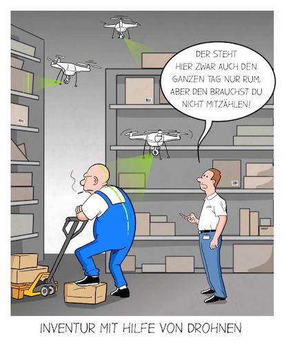 Inventur mit Drohnen Inventur mit Drohnen