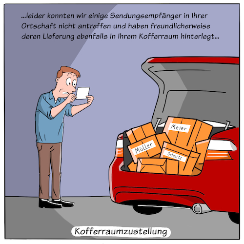 Kofferraumzustellung Kofferraumzustellung