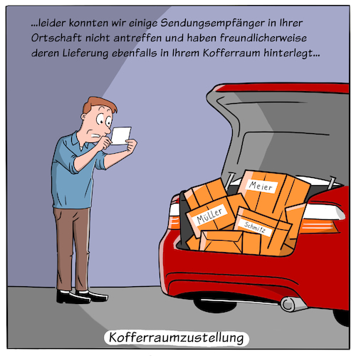 Cartoon: Kofferraumzustellung (medium) by Cloud Science tagged kofferraumzustellung,dhl,post,logistik,handel,versand,bestellung,konzept,zustellung,sendung,paket,paeckchen,empfaenger,kunde,internet,shop,online,digitalisierung,digital,transformation,zukunft,smart,amazon,cartoon,moeller,wirtschaft,business,transport,mobilitaet,mobil,kofferraum,auto,carconcept,onlinehandel,ecommerce,kofferraumzustellung,dhl,post,logistik,handel,versand,bestellung,konzept,zustellung,sendung,paket,paeckchen,empfaenger,kunde,internet,shop,online,digitalisierung,digital,transformation,zukunft,smart,amazon,cartoon,moeller,wirtschaft,business,transport,mobilitaet,mobil,kofferraum,auto,carconcept,onlinehandel,ecommerce