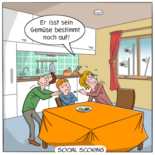 Cartoon: Social Scoring (medium) by Cloud Science tagged social,score,citizen,ueberwachung,1984,nsa,punktesystem,kamera,digitalisierung,digital,technik,tech,technologie,china,buerger,ai,ki,kuenstliche,intelligenz,ueberwachungskamera,daten,big,data,analyse,auswertung,cloud,system,staat,it,social,score,citizen,ueberwachung,1984,nsa,punktesystem,kamera,digitalisierung,digital,technik,tech,technologie,china,buerger,ai,ki,kuenstliche,intelligenz,ueberwachungskamera,daten,big,data,analyse,auswertung,cloud,system,staat,it