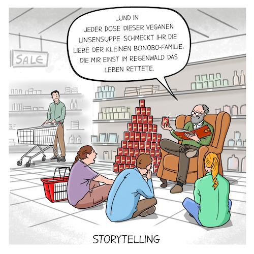 Cartoon: Storytelling (medium) by Cloud Science tagged storytelling,content,marketing,business,digitalisierung,verkauf,werbung,advertising,story,geschichten,kommunikation,storytelling,content,marketing,business,digitalisierung,verkauf,werbung,advertising,story,geschichten,kommunikation