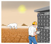Cartoon: Bitcoin Mining (small) by Cloud Science tagged bitcoin,mining,miner,kryptowährung,währung,geld,klima,server,abbau,nachhaltigkeit,umwelt,klimawandel,umweltschädlich,natur,technologie,technik,blockchain,energie,strom,digitalisierung,digital,zukunft,finanzen
