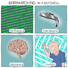 Cartoon: Brainhacking (small) by Cloud Science tagged brain,gehirn,implantat,neuro,science,bci,schnittsteller,interface,chip,intelligenz,ki,ai,leistung,wissen,forschung,digitalisierung,digital,maschine,cyborg,automatisierung,it,technik,technologie,tech,zukunft,disruption,gesundheit,health,optimierung,computerchip,selbstoptimierung,hirndoping,produktivitaet,vernetzung