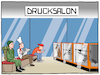 Cartoon: Der Drucksalon (small) by Cloud Science tagged 3d,drucker,drucken,industrie,produktion,logistik,wirtschaft,handel,konsum,herstellungsverfahren,it,technologie,technik,gadget,tech,zukunft,disruption,transformation,retail,daten,koch,soldat,waffe,business,produktivitaet,cartoon,waschsalon,herstellung