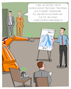 Cartoon: Die vernetzte Fabrik (small) by Cloud Science tagged industrie,40,iot,internet,der,dinge,vernetzung,kommunikation,smart,roboter,robotik,innovation,disruption,zukunft,trend,industrieroboter,workshop,kommunikationsworkshop,produktion,intelligenz,ki,ai,m2m,mensch,maschine,technologie,automatisierung,automatisch,tech,technik,digitalisierung,digital,management,business,fabrik,factory,sensoren,vernetzt,rfid,daten,network,it,newwork