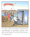 Cartoon: Nachhaltiges Reisen (small) by Cloud Science tagged 3d,druck,3ddrucker,reisen,reise,transport,fernverkehr,verkehr,nachhaltigkeit,logistik,teleporter,nachhaltig,zukunft,klima,klimaschutz,mobilität,digitalisierung,wandel,tech,technik,technologie,innovation