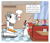 Cartoon: Roboter Gastronomie (small) by Cloud Science tagged roboter,kellner,robokellner,robotik,automatisierung,koch,restaurant,küche,essen,gäste,bewertung,technologie,tech,zukunft,robokoch