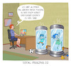 Cartoon: Social Freezing 2.0 (small) by Cloud Science tagged homeoffice,home,office,remote,work,worklife,balance,elternzeit,kinder,arbeit,pandemie,corona,belastung,stress,eltern,lockdown,arbeitsplatz,kita,new,normal,digitalisierung