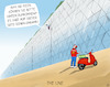 Cartoon: The LINE (small) by Cloud Science tagged the,line,neom,stadt,der,zukunft,saudi,arabien,größwenwahn,smart,city,nachhaltigkeit,future,pizza,technology,entwicklung,wohnen,leben,architektur,utopie,pizzabote,pizzalieferung,logistik,lieferung,vision,nachhaltig,natur,umwelt