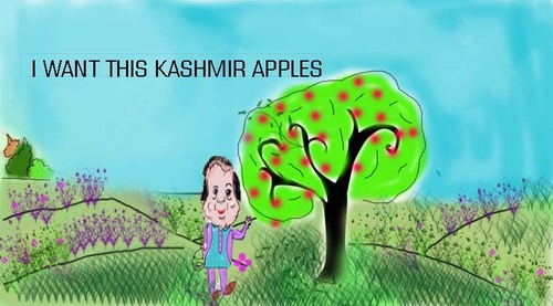 Cartoon: pm of pakistan (medium) by anupama tagged kashmir,issue
