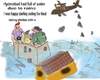 Cartoon: Couple enjoying in floods (small) by anupama tagged floods