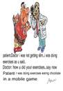 Cartoon: doctor and patient conversation (small) by anupama tagged obesity,problem