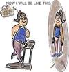 Cartoon: girl thinking about her in mirro (small) by anupama tagged mirror,thinking