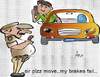 Cartoon: police chking mobile (small) by anupama tagged mobile,crazy,police