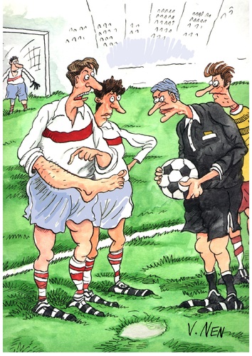 football By Vladimir Nen | Sports Cartoon | TOONPOOL