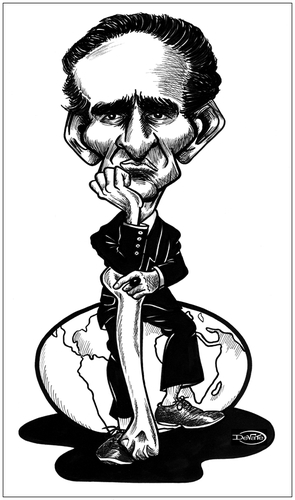 Cartoon: CESAR VALLEJO (medium) by DeVaTe tagged cesar,vallejo,poet,poeta,poesia,peru,poetry,letras,literatos,literatura,autor,literature