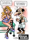 Cartoon: chicas lindas (small) by DeVaTe tagged chicas,lindas,pretty,girls,humor,mujeres,erotic