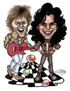 Cartoon: Modern Talking (small) by DeVaTe tagged modern,talking