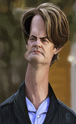Cartoon: Kyle MacLachlan (medium) by sting-one tagged kyle,desperate,maclachlan