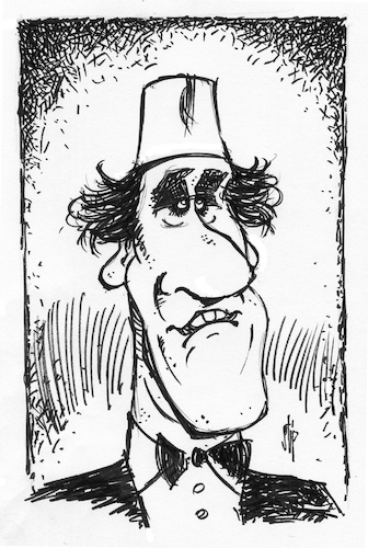 Cartoon: TC (medium) by stip tagged caricature,tommy,cooper,caricature,tommy,cooper