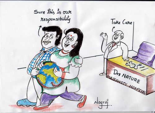 Cartoon: earth (medium) by nagrajcartoonist1234 tagged earth