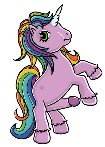 Cartoon: Duocorn Cute as Fuck (medium) by Schoolpeppers tagged einhorn,unicorn