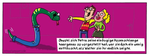 Cartoon: Schoolpeppers 4 (medium) by Schoolpeppers tagged schlange,tiere