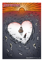 Cartoon: Schweinevogel Valentinstag (small) by Schweinevogel tagged valentinstag liebe witzig sonne eis meer eisscholle sid pinkel geschenk herz winter short novel comicstrip cartoon haie wasser