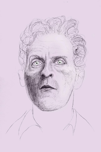 Cartoon: wittgenstein (medium) by sasch tagged philosophie,mystik,cambridge,leiter,schweigen