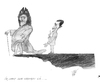Cartoon: majestät (small) by sasch tagged oil,bp,obama,macht,pollution