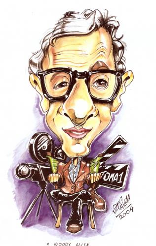 Cartoon: woody allen (medium) by DANIEL EDUARDO VARELA tagged completo