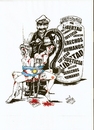 Cartoon: 24 de Marzo de 1976 (small) by DANIEL EDUARDO VARELA tagged epoca,de,plomo