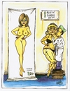 Cartoon: belleza (small) by DANIEL EDUARDO VARELA tagged mujer