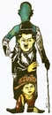 Cartoon: charles chaplin (small) by DANIEL EDUARDO VARELA tagged cine