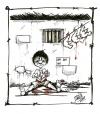 Cartoon: derechos humanos (small) by DANIEL EDUARDO VARELA tagged palomitas