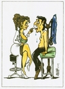 Cartoon: la doctora (small) by DANIEL EDUARDO VARELA tagged delantera