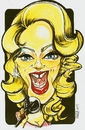 Cartoon: madona (small) by DANIEL EDUARDO VARELA tagged rubia