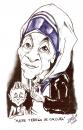 Cartoon: Madre teresa de Calcuta (small) by DANIEL EDUARDO VARELA tagged completo