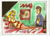 Cartoon: rubia al rojo vivo (small) by DANIEL EDUARDO VARELA tagged incendio