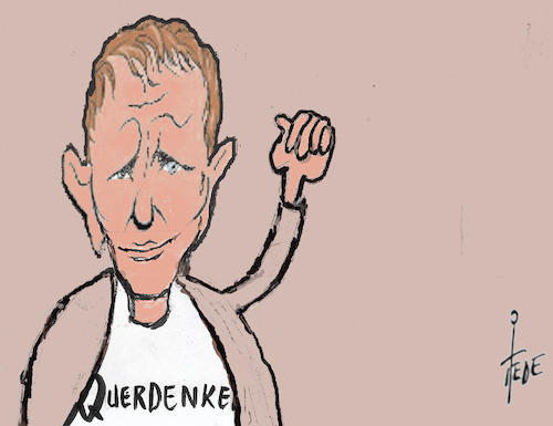 Cartoon: AfD normal (medium) by tiede tagged höcke,afd,querdenker,dresden,tiede,cartoon,karikatur,höcke,afd,querdenker,dresden,tiede,cartoon,karikatur