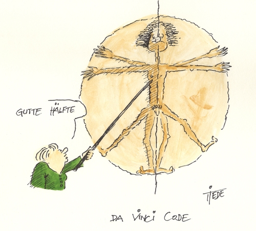 Cartoon: Da Vinci Code (medium) by tiede tagged da,vinci,code,guttenberg,merkel,integrität,leonardo,leonardo da vinci,da vinci code,künstler,malerei,guttenberg,angela merkel,integrität,leonardo,da,vinci,code,angela,merkel