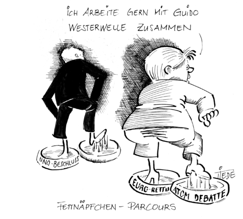 Fettnäpfchen-Parcours Fettnäpfchen-Parcours