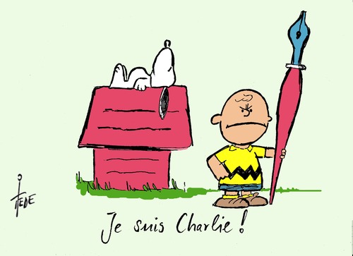 Cartoon: Je suis Charlie (medium) by tiede tagged charlie,hebdo,paris,attentat,terrorismus,islamismus,charlie,hebdo,paris,attentat,terrorismus,islamismus